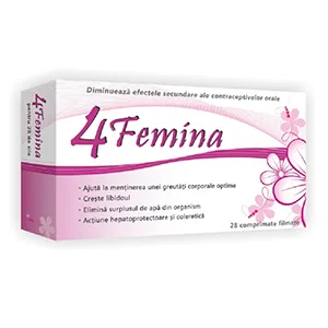 4 Femina, 28 comprimate, Natur Produkt Zdrovit
