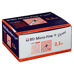 Ac pentru stilou de insulina, BD Micro-Fine Plus 30 g, 0.30 mm x 8 mm, 1 bucata, Sanofi Romania