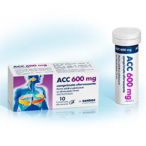 ACC 600 mg, 10 plicuri comprimate efervescente, Lek Pharmaceutical