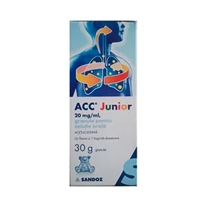 ACC Junior 20 mg/ml sirop, 100 ml, Lek Pharmaceutical