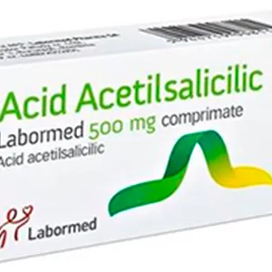 Acid acetilsalicilic 500 mg, 20 comprimate, Labormed Pharma Trading