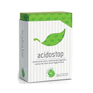 Acidostop, 20 comprimate masticabile, Laropharm