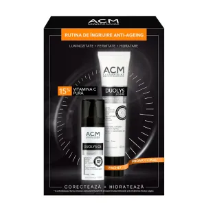 Acm Duolys C.E. ser intensiv antioxidant, 15 ml + Crema hidratanta antiage legere, 40 ml, Magna Cosmetics