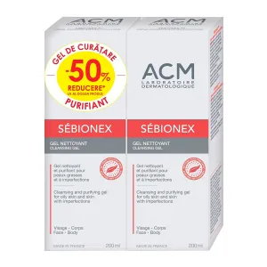 Acm Sebionex gel de curatare, 200 ml 1+1 cu 50% Reducere, Magna Cosmetics