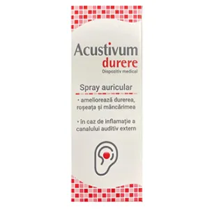 Acustivum durere spray auricular, 20 ml, Natur Produkt Zdrovit