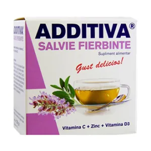 Additiva Salvie +Vitamina C+Zinc+Vitamina D3,  10 plicuri, Dr.Scheffler