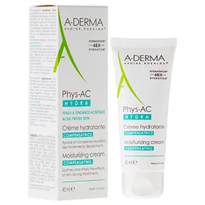 A-derma Crema hidratantă pentru tenul cu tendință acneică Phys-AC Hydra, 40 ml, Pierre Fabre Dermo-Cosmetique
