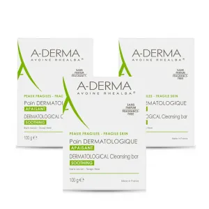 A-derma sapun dermatologic, 100 g 2+1 GRATIS, Pierre Fabre Dermo-Cosmetique
