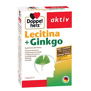 Aktiv Lecitina+Ginkgo, 30 capsule, Queisser Pharma