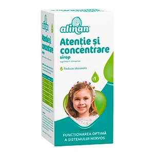 Alinan Atenție și concentrare Sirop, 150 ml, Fiterman Pharma