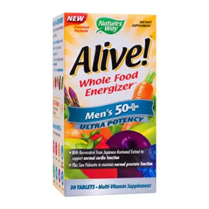 Alive! Men's 50+ Ultra, 30 comprimate filmate, Secom