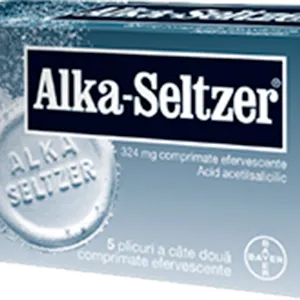Alka Seltzer, 10 comprimate efervescente, Bayer