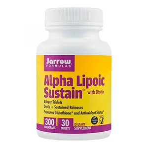 2 + CADOU  - Alpha Lipoic Sustain, 300 mg, 30 tablete cu eliberare prelungita, Secom