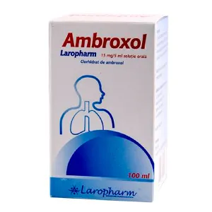 Ambroxol, 15mg/5ml, solutie orala, 100 ml, Laropharm