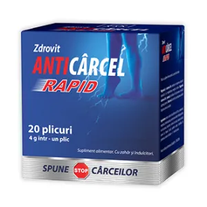 Anticarcel rapid cutie 20 plicuri, 4 g  , Natur Produkt Zdrovit