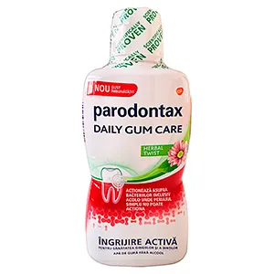 Apa de gura Daily Gum Care Herbal Twist Parodontax, 500 ml