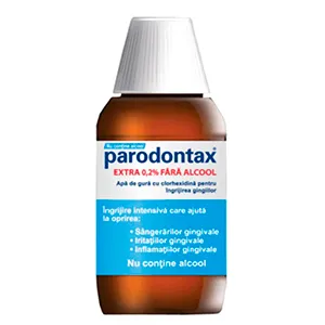 Apa de gura fara alcool Parodontax Extra, 300ml, Haleon