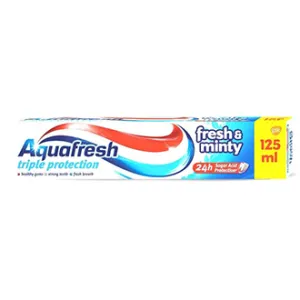 Aquafresh pasta de dinti Fresh&Minty, 125 ml , Haleon