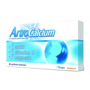 ArtroCalcium, 15 capsule gelatinoase moi, Terapia