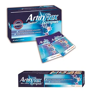 ArtroFlex compus, 42 plicuri + crema 50 ml, Terapia