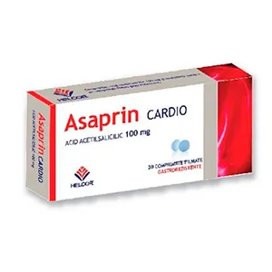 ASAprin Cardio 100 mg, 30 comprimate gastrorezistente, AC Helcor Pharma SRL, Ac Helcor Pharma