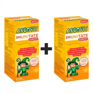Ascovit Imunitate sirop, 150 ml, 2 la pret de 1, Omega Pharma
