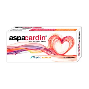 Aspacardin 39mg/12mg, 30 comprimate, Terapia