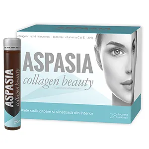 Aspasia Collagen Beauty, 28 fiole, 25 ml, Natur Produkt Zdrovit