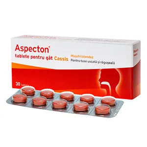 Aspecton Cassis tablete pentru gat, 30 tablete, ND Medhealth