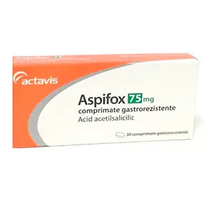 Aspifox 75 mg, 30 comprimate gastrorezistente, Teva Pharmaceuticals