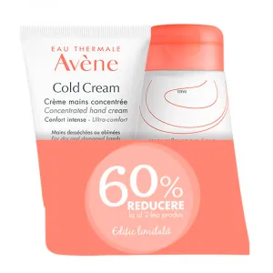 Avene Cold Cream,-crema de maini concentrata, 50 ml, 1+1*60% REDUCERE, Pierre Fabre Dermo-Cosmetique