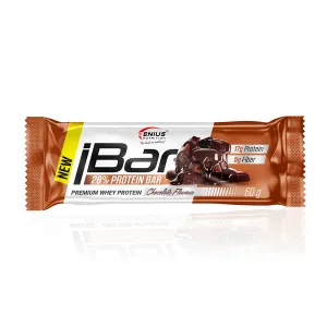 Baton Proteic iBAR cu aroma de ciocolata, 60 grame, Genius Nutrition