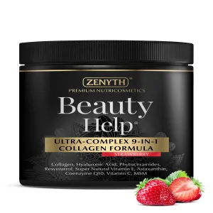Beauty Help Strawberry pulbere, 300 g, Zenyth Pharmaceuticals