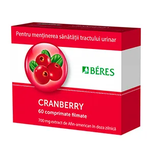 Beres Cranberry, 50 comprimate filmate, Beres Pharmaceuticals Private