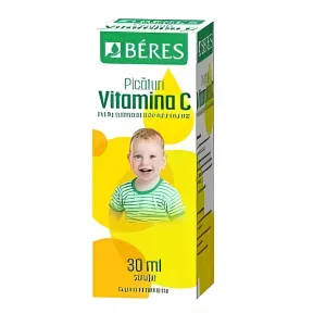 Beres Picaturi Vitamina C, solutie 30 ml, Beres Pharmaceuticals
