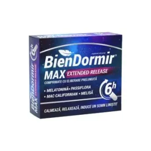 Bien Dormir Max Extended Release, 30 comprimate, Fiterman Farma