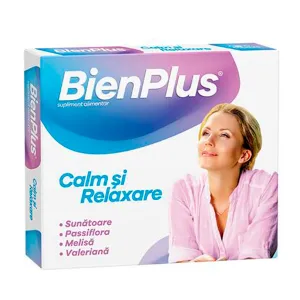 Bien Plus Calm si Relaxare, 10 capsule, Fiterman Pharma