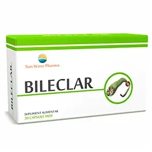 Bileclar,  30 capsule moi,  Sun Wave Pharma