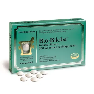 Bio-Biloba 100 mg, 30 tablete filmate, Pharma Nord
