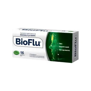 Bioflu, 16 capsule moi, Biofarm