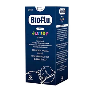 Bioflu Junior sirop, 100 ml , Biofarm