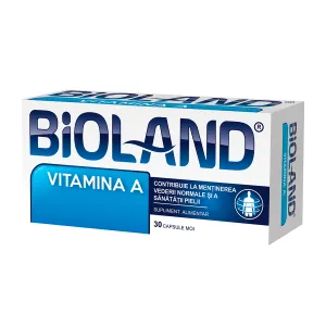 Bioland Vitamina A, 30 capsule moi, Biofarm