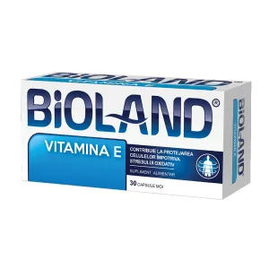 Bioland Vitamina E, 30 capsule moi, Biofarm