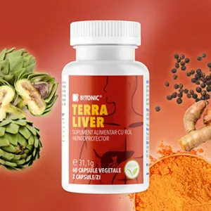 Bitonic Terra Liver, 60 capsule vegetale, Lifecare Essentials
