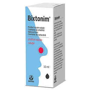 Bixtonim picaturi nazale-solutie, 10 ml, Biofarm