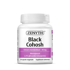 Black Cohosh pentru echilibru feminin, 30 Capsule, Zenyth