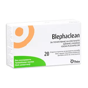 Blephaclean, 20 servetele sterile