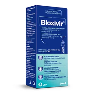 Bloxivir spray nazalal-gel, 20 ml, USP Romania