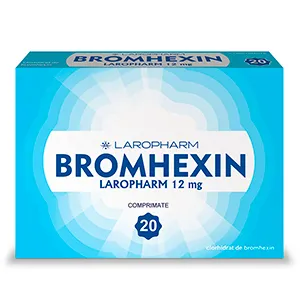 Bromhexin 12 mg, 20 comprimate, Laropharm