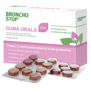 Bronchostop Duo, 20 guma orala, Magnapharm